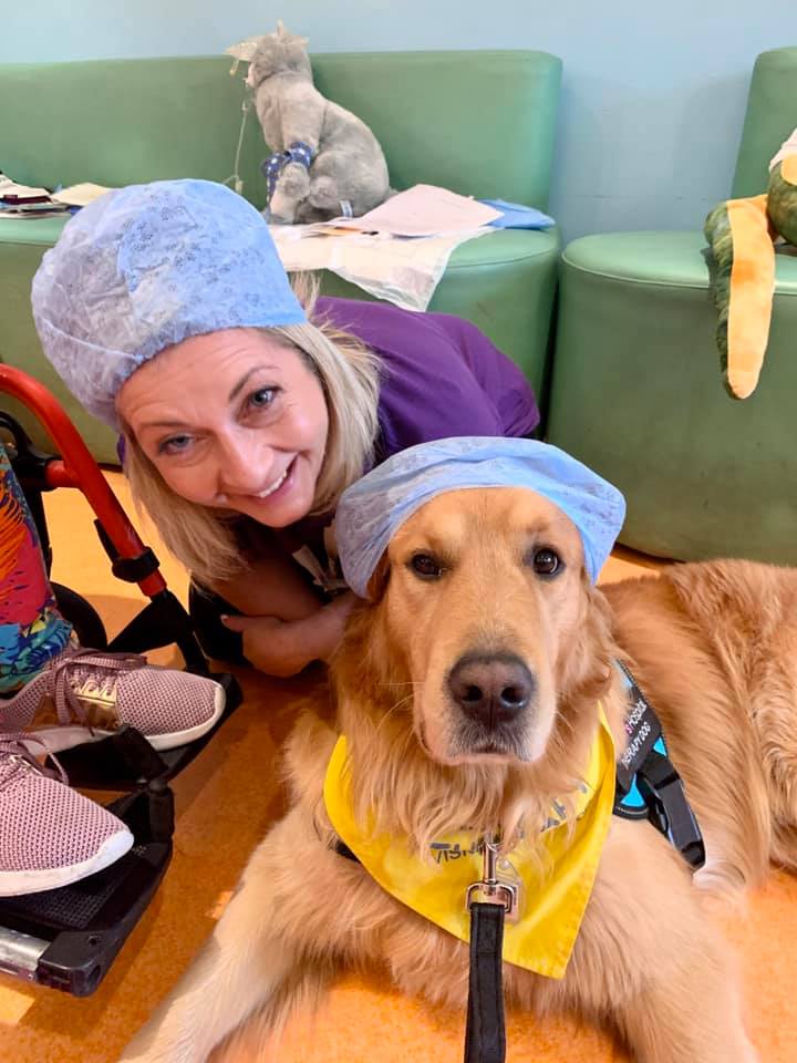 Dogs being hired at hospitals to help kids during scary procedures