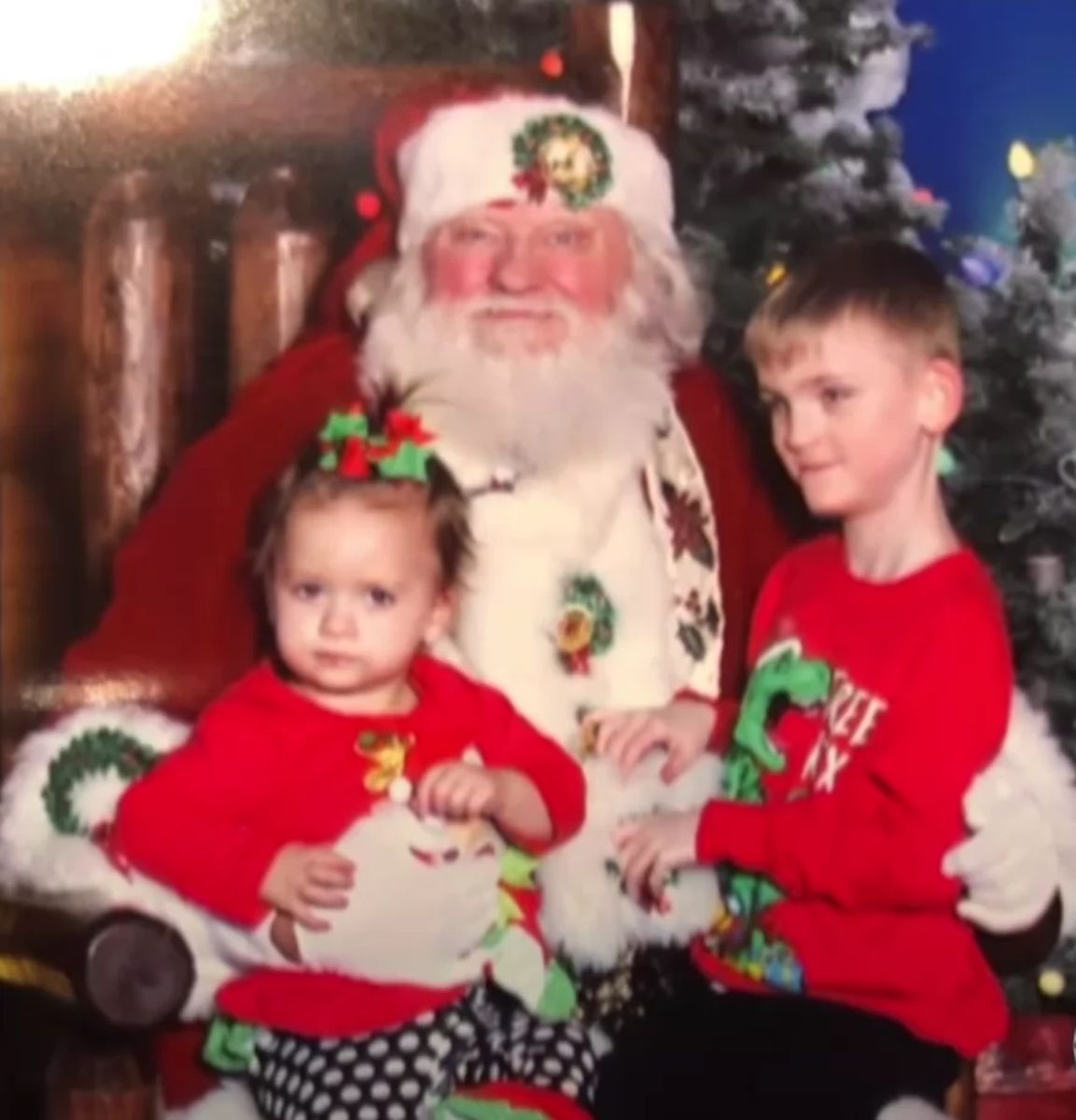 Anxious mom whispers in Santa’s ear “he’s blind and autistic”