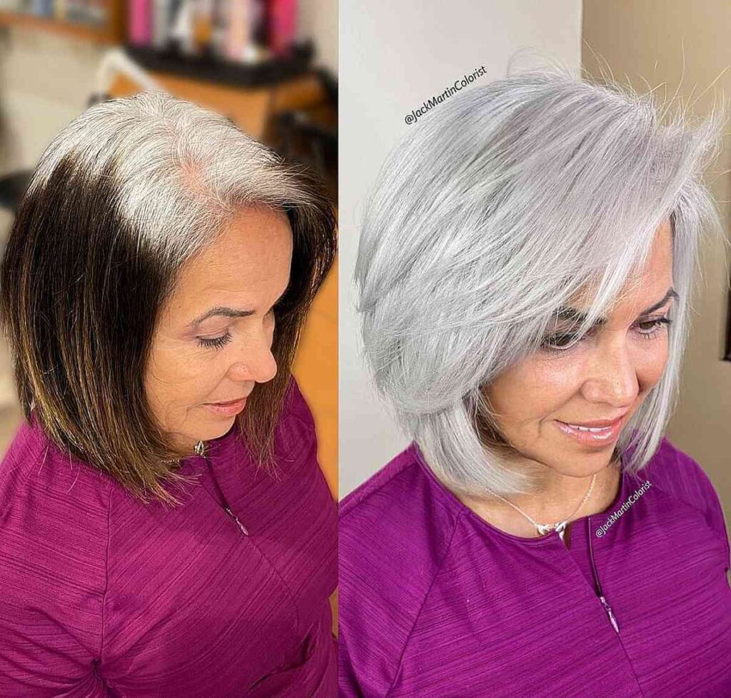 Stunning silver hair color ideas that are dropped-jaw beautiful